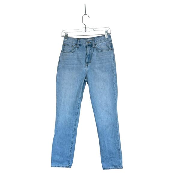 MADEWELL The Perfect Vintage Jean in Fitzgerald Wash Size 25 Light Wash - Picture 1 of 9